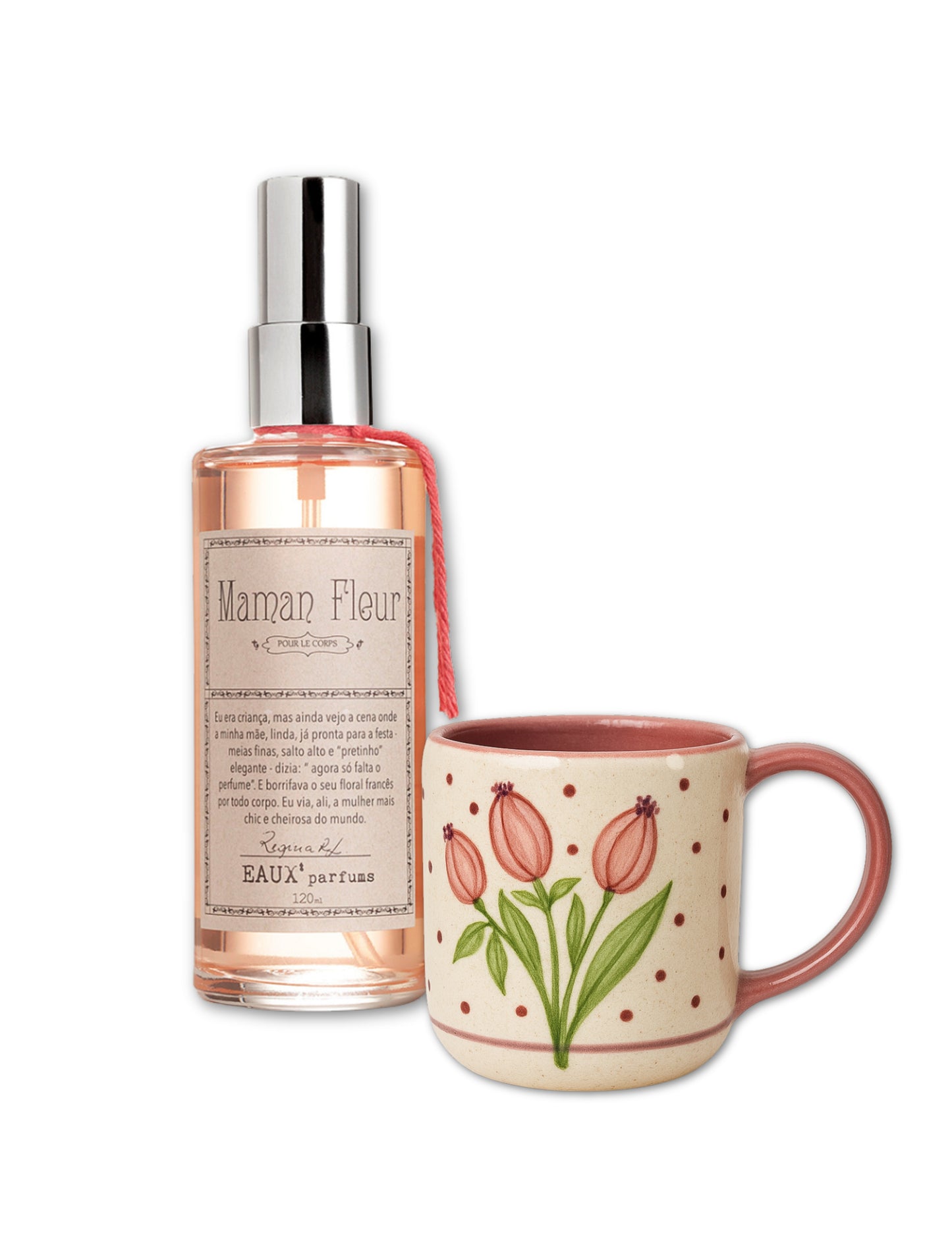 Kit Dia das Mães - Maman Fleur 120ml + Caneca